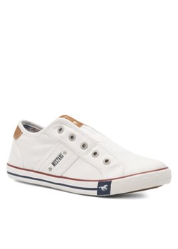 Trampki Mustang 1099-409 Biały ze sklepu eobuwie.pl w kategorii Trampki damskie - zdjęcie 188428595