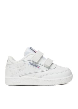 Sneakersy Reebok EO-CLUB C 2V 2.0 100075007 Biały ze sklepu eobuwie.pl w kategorii Buty sportowe dziecięce - zdjęcie 188428625