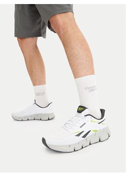 Buty do biegania Reebok EO-ZIG DYNAMICA 6 100244518 Biały ze sklepu eobuwie.pl w kategorii Buty sportowe męskie - zdjęcie 188428659