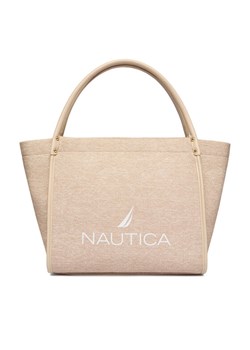 Nautica Torebka CEO-NTC-L-001-09 Beżowy ze sklepu MODIVO w kategorii Torby Shopper bag - zdjęcie 188430108