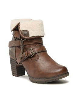 Mustang Botki 1292-602-301 Brązowy ze sklepu MODIVO w kategorii Botki - zdjęcie 188430185