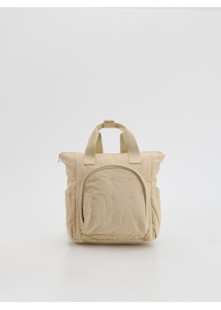 Reserved - Plecak z regulowanymi szelkami - beżowy ze sklepu Reserved w kategorii Torby i walizki dziecięce - zdjęcie 188431445