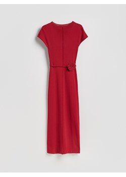 Reserved - Sukienka maxi z ozdobnym paskiem - czerwony ze sklepu Reserved w kategorii Sukienki - zdjęcie 188431598