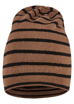 Sterntaler Czapka beanie w kolorze jasnobrązowo-czarnym ze sklepu Limango Polska w kategorii Czapki dziecięce - zdjęcie 188431946