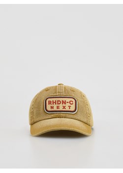 Reserved - Bawełniana czapka z daszkiem - brązowy ze sklepu Reserved w kategorii Czapki dziecięce - zdjęcie 188432757