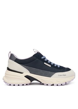 Sneakersy Calvin Klein Hike Runner Nylon Mix HW0HW03279 Niebieski ze sklepu eobuwie.pl w kategorii Buty sportowe damskie - zdjęcie 188433265