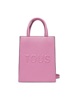 Torebka TOUS MINI BOLSO POP TOUS BRENDA 2002105913 Różowy ze sklepu eobuwie.pl w kategorii Kuferki - zdjęcie 188433286