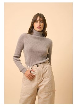 Just Cashmere Kaszmirowy golf "Lexie" w kolorze szarym ze sklepu Limango Polska w kategorii Swetry damskie - zdjęcie 188434069
