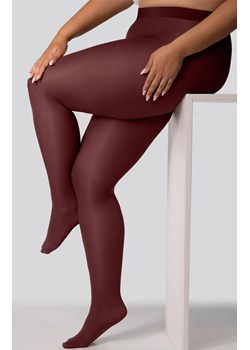 Gładkie rajstopy damskie w kolorze wina Queen Size Elizabeth 70 DEN, Kolor wino, Rozmiar 5, Mona ze sklepu Intymna w kategorii Rajstopy - zdjęcie 188434335