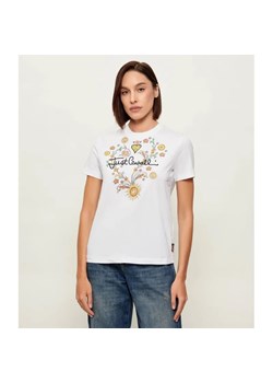 Just Cavalli T-shirt | Regular Fit ze sklepu Gomez Fashion Store w kategorii Bluzki damskie - zdjęcie 188434875