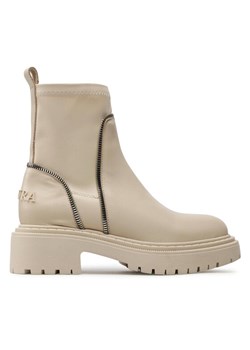 Botki Badura 101 Beżowy ze sklepu eobuwie.pl w kategorii Botki - zdjęcie 188434908