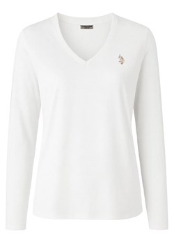 U.S. Polo Assn. Koszulka w kolorze białym ze sklepu Limango Polska w kategorii Bluzki damskie - zdjęcie 188435117
