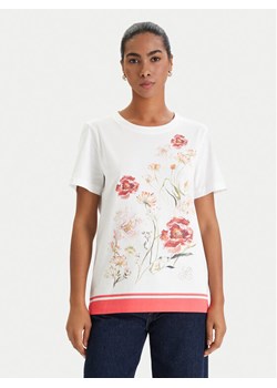 Luisa Spagnoli T-Shirt Belle 543280 Biały Regular Fit ze sklepu MODIVO w kategorii Bluzki damskie - zdjęcie 188435149