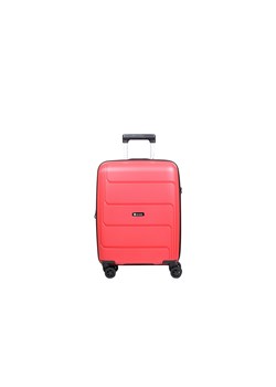Czerwona walizka kabinowa z polipropylenu poszerzana Hard Class ze sklepu Słoń Torbalski w kategorii Walizki - zdjęcie 188435685