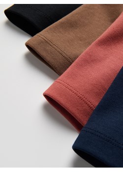 Reserved - Bawełniany t-shirt - czarny ze sklepu Reserved w kategorii Bluzki damskie - zdjęcie 188435795