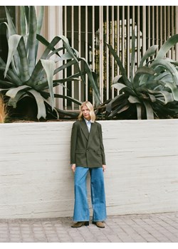 Reserved - Jeansy wide leg - niebieski ze sklepu Reserved w kategorii Jeansy damskie - zdjęcie 188435798