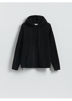 Reserved - Polarowa bluza z kapturem - czarny ze sklepu Reserved w kategorii Bluzy męskie - zdjęcie 188436016