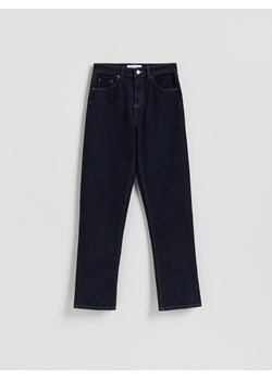 Reserved - Jeansy straight - granatowy ze sklepu Reserved w kategorii Jeansy damskie - zdjęcie 188436018