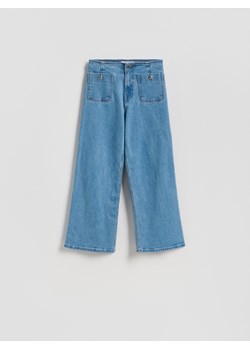 Reserved - Jeansy culotte - niebieski ze sklepu Reserved w kategorii Jeansy damskie - zdjęcie 188436026