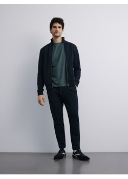 Reserved - Bluza ze stójką - granatowy ze sklepu Reserved w kategorii Bluzy męskie - zdjęcie 188436486