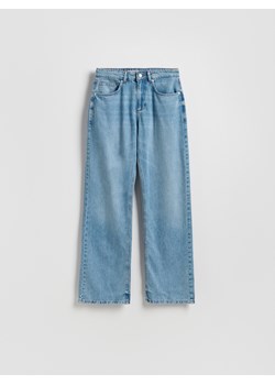 Reserved - Jeansy straight fit - niebieski ze sklepu Reserved w kategorii Jeansy damskie - zdjęcie 188436556