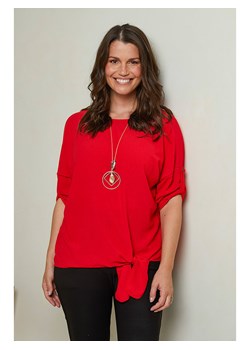 Curvy Lady Bluzka w kolorze czerwonym ze sklepu Limango Polska w kategorii Bluzki damskie - zdjęcie 188436998