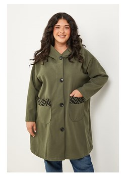 Curvy Lady Kurtka przejściowa w kolorze khaki ze sklepu Limango Polska w kategorii Kurtki damskie - zdjęcie 188437228