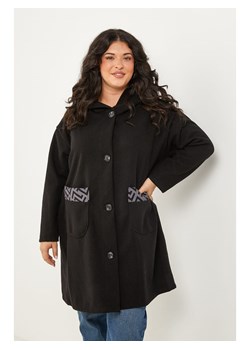 Curvy Lady Kurtka przejściowa w kolorze czarnym ze sklepu Limango Polska w kategorii Kurtki damskie - zdjęcie 188437238