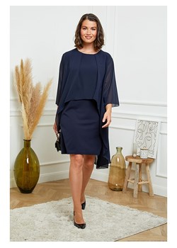 Curvy Lady Sukienka w kolorze granatowym ze sklepu Limango Polska w kategorii Sukienki - zdjęcie 188437278