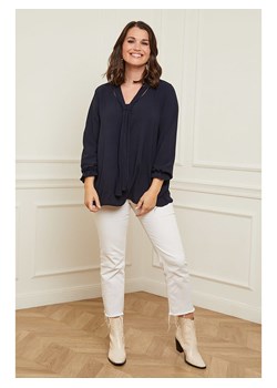 Curvy Lady Bluzka w kolorze granatowym ze sklepu Limango Polska w kategorii Bluzki damskie - zdjęcie 188437318