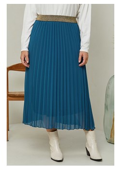 Curvy Lady Spódnica w kolorze niebieskim ze sklepu Limango Polska w kategorii Spódnice - zdjęcie 188437388