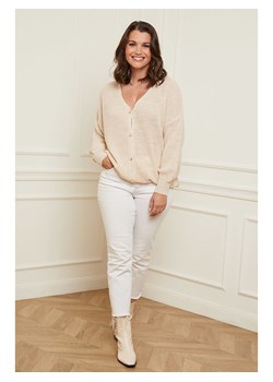 Curvy Lady Kardigan w kolorze beżowym ze sklepu Limango Polska w kategorii Swetry damskie - zdjęcie 188437517