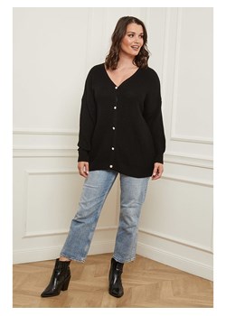 Curvy Lady Kardigan w kolorze czarnym ze sklepu Limango Polska w kategorii Swetry damskie - zdjęcie 188437527