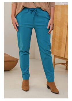 Curvy Lady Spodnie w kolorze niebieskim ze sklepu Limango Polska w kategorii Spodnie damskie - zdjęcie 188437537