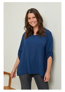 Curvy Lady Bluzka w kolorze granatowym ze sklepu Limango Polska w kategorii Bluzki damskie - zdjęcie 188437687