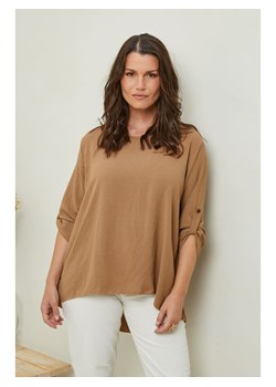 Curvy Lady Bluzka w kolorze karmelowym ze sklepu Limango Polska w kategorii Bluzki damskie - zdjęcie 188437697