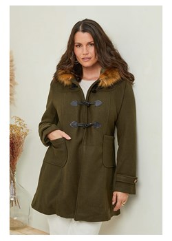 Curvy Lady Płaszcz przejściowy w kolorze khaki ze sklepu Limango Polska w kategorii Płaszcze damskie - zdjęcie 188437767