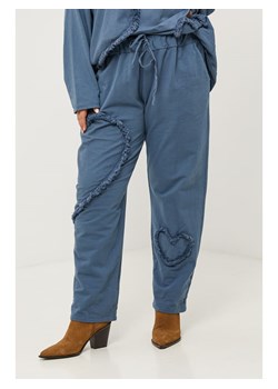 Curvy Lady Spodnie w kolorze niebieskim ze sklepu Limango Polska w kategorii Spodnie damskie - zdjęcie 188437797