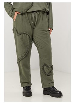 Curvy Lady Spodnie w kolorze khaki ze sklepu Limango Polska w kategorii Spodnie damskie - zdjęcie 188437807