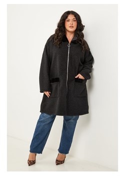 Curvy Lady Kurtka przejściowa w kolorze czarnym ze sklepu Limango Polska w kategorii Kurtki damskie - zdjęcie 188437966