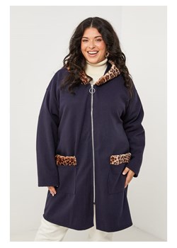 Curvy Lady Płaszcz przejściowy w kolorze granatowym ze sklepu Limango Polska w kategorii Płaszcze damskie - zdjęcie 188438006