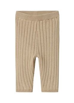name it Legginsy "Omun" w kolorze beżowym ze sklepu Limango Polska w kategorii Spodnie i półśpiochy - zdjęcie 188439168
