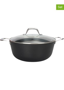 Laguiole 2-częściowy zestaw w kolorze czarnym - Ø 28 cm ze sklepu Limango Polska w kategorii Garnki - zdjęcie 188440618