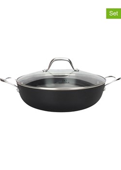 Laguiole 2-częściowy zestaw w kolorze czarnym - Ø 28 cm ze sklepu Limango Polska w kategorii Garnki - zdjęcie 188440628