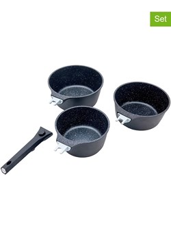 Laguiole 4-częściowy zestaw "Alizée" w kolorze czarnym ze sklepu Limango Polska w kategorii Garnki - zdjęcie 188440686