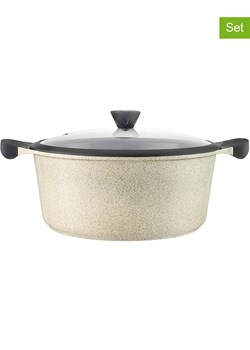 Laguiole 2-częściowy zestaw "Jade" w kolorze beżowym - 4,3 l ze sklepu Limango Polska w kategorii Garnki - zdjęcie 188440878