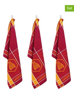 Laguiole Ściereczki (3 szt.) w kolorze czerwonym do naczyń - 70 x 50 cm ze sklepu Limango Polska w kategorii Ścierki kuchenne - zdjęcie 188441397