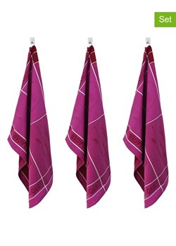 Laguiole Ściereczki (3 szt.) w kolorze fioletowym do naczyń - 70 x 50 cm ze sklepu Limango Polska w kategorii Ścierki kuchenne - zdjęcie 188441398