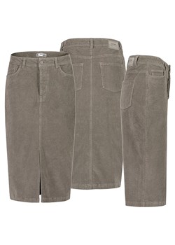 Eight2Nine Spódnica sztruksowa w kolorze szarobrązowym ze sklepu Limango Polska w kategorii Spódnice - zdjęcie 188441786