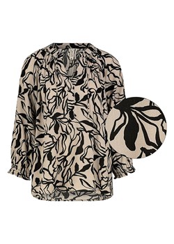 Eight2Nine Bluzka w kolorze beżowo-czarnym ze sklepu Limango Polska w kategorii Bluzki damskie - zdjęcie 188442868